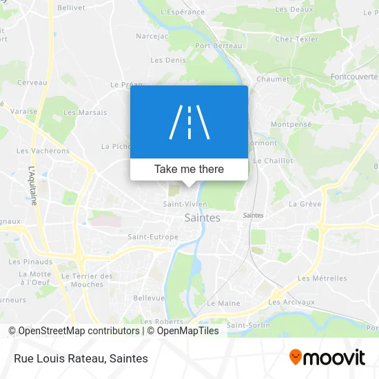 Rue Louis Rateau map