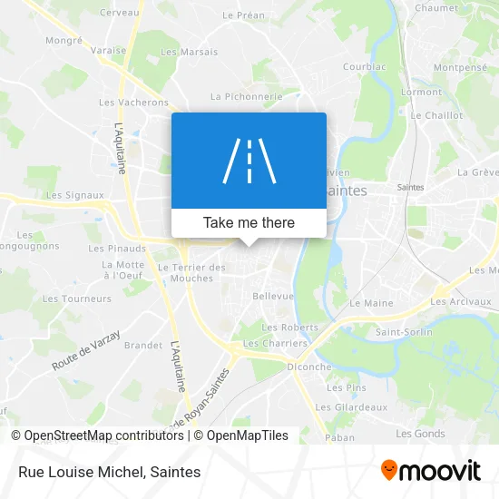 Rue Louise Michel map