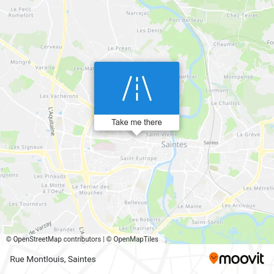 Rue Montlouis map