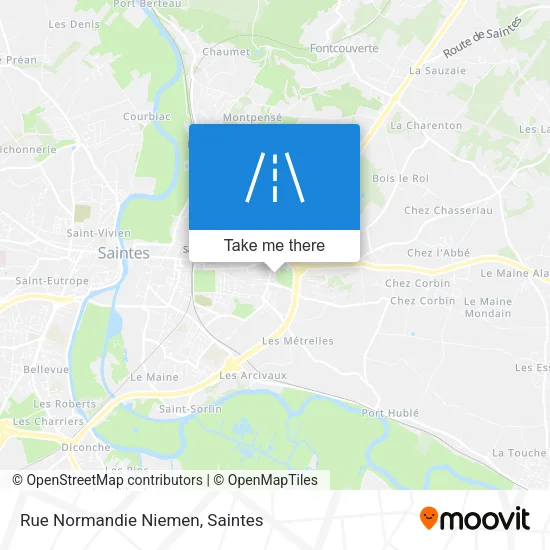 Rue Normandie Niemen map
