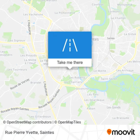 Rue Pierre Yvette map