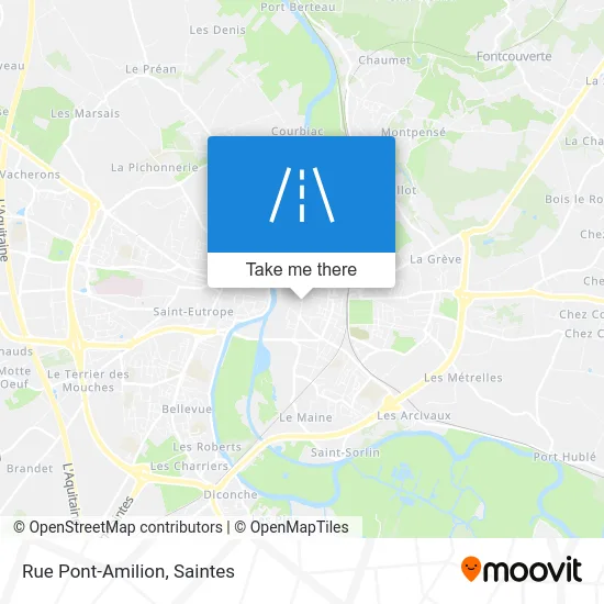 Rue Pont-Amilion map