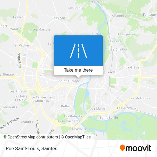 Rue Saint-Louis map