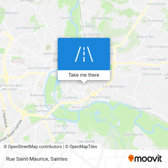 Rue Saint-Maurice map