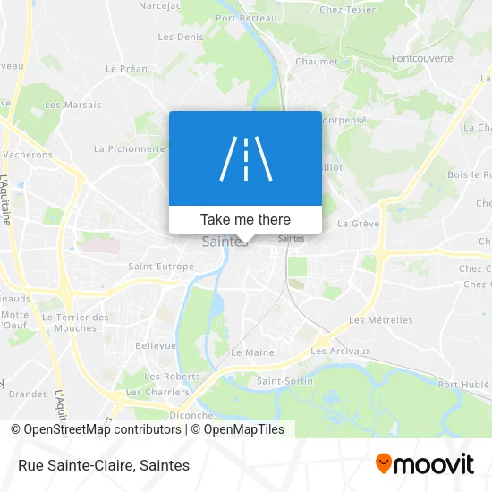 Rue Sainte-Claire map