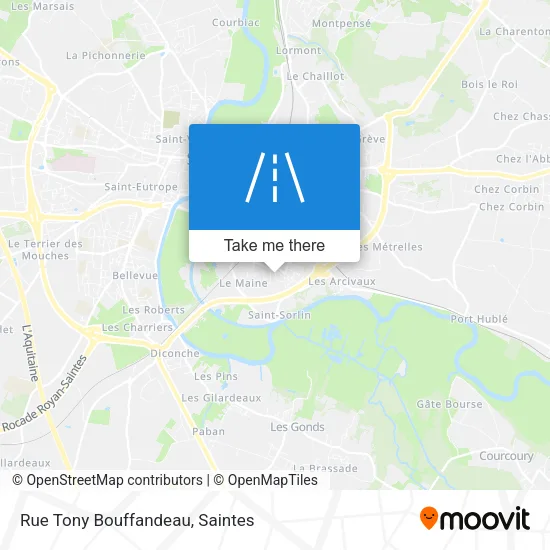 Rue Tony Bouffandeau map
