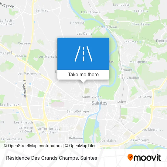 Résidence Des Grands Champs map