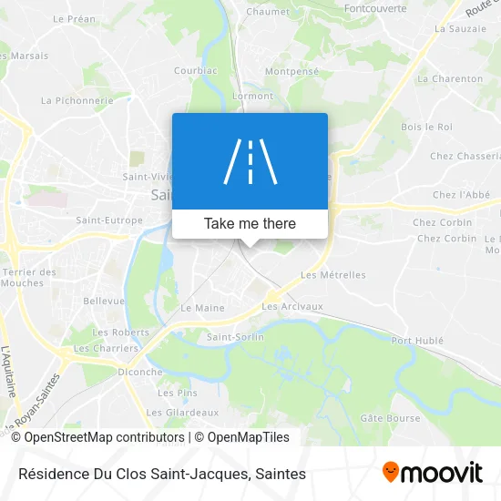 Résidence Du Clos Saint-Jacques map