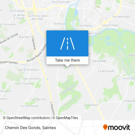 Chemin Des Gonds map