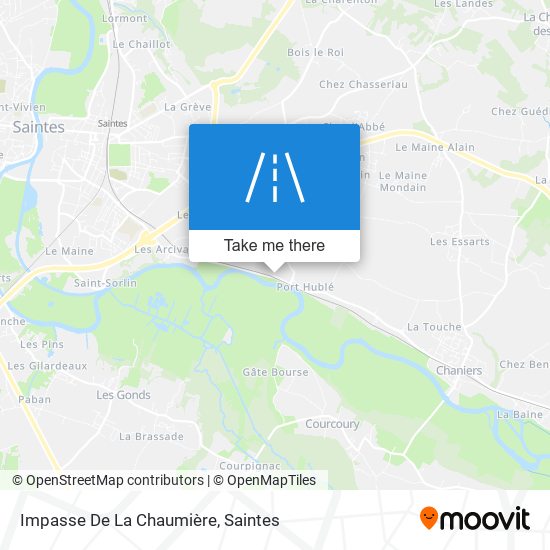 Mapa Impasse De La Chaumière