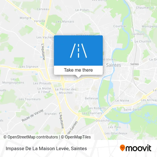 Impasse De La Maison Levée map