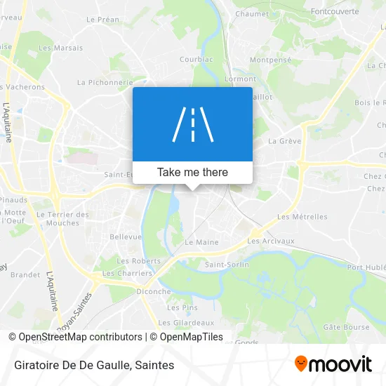 Giratoire De De Gaulle map