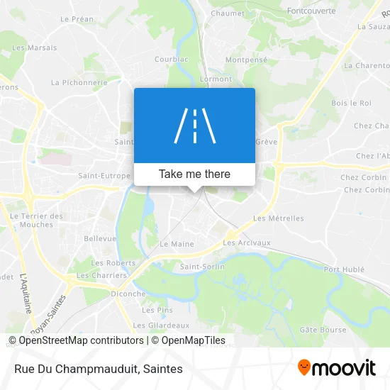 Rue Du Champmauduit map