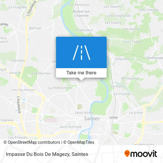 Impasse Du Bois De Magezy map