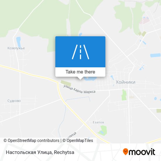 Настольская Улица map