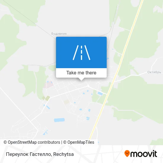 Переулок Гастелло map