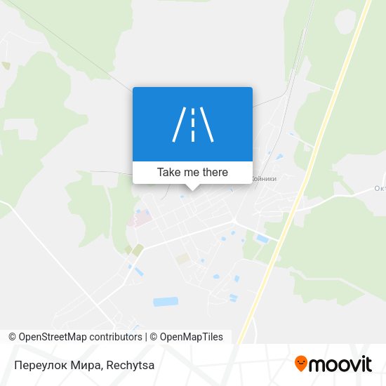 Переулок Мира map