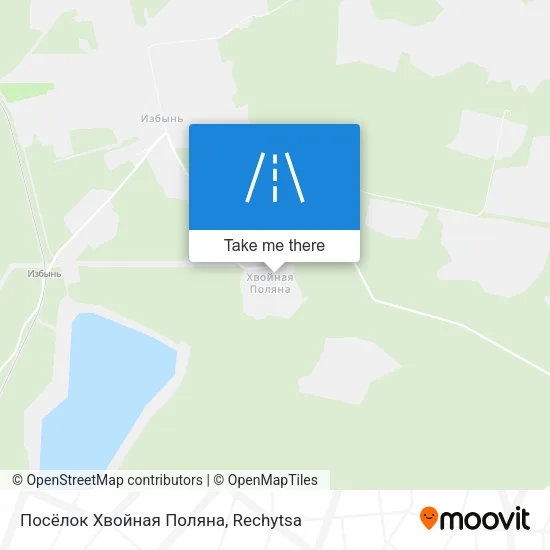 Посёлок Хвойная Поляна map