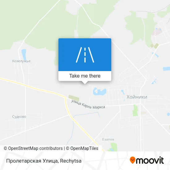 Пролетарская Улица map