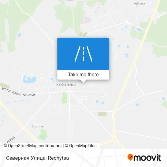 Северная Улица map