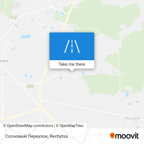 Сосновый Переулок map