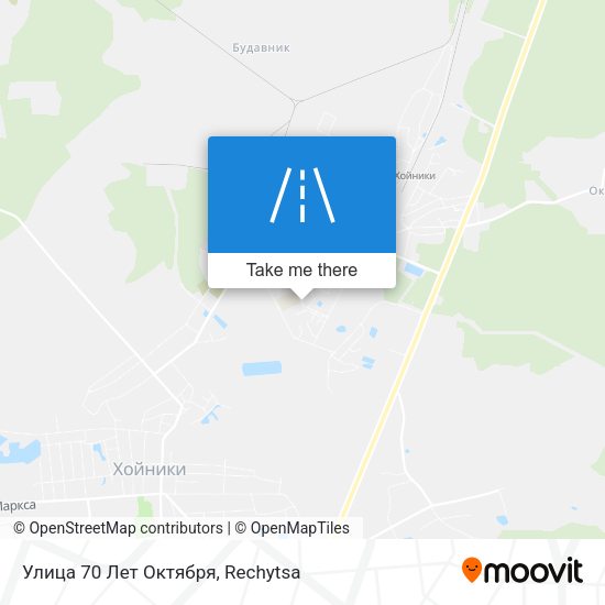 Улица 70 Лет Октября map