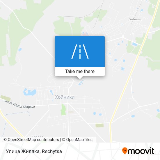 Улица Жиляка map