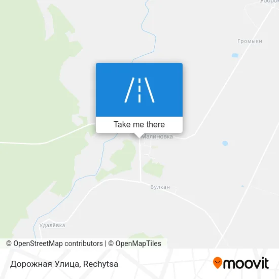Дорожная Улица map