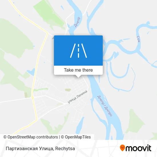 Партизанская Улица map