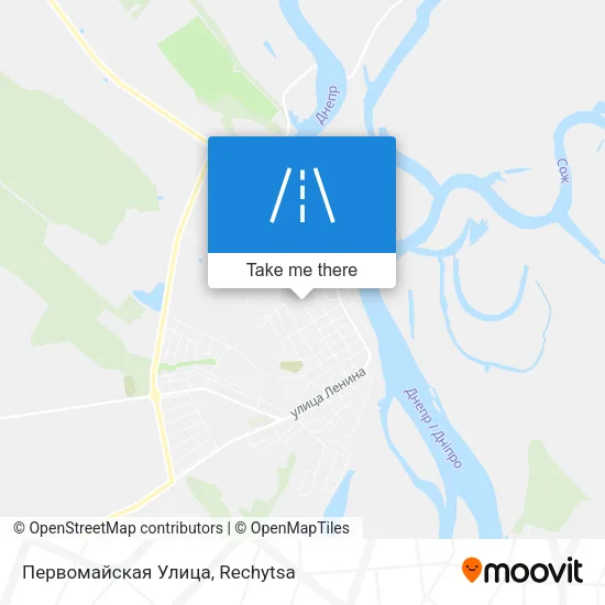 Первомайская Улица map