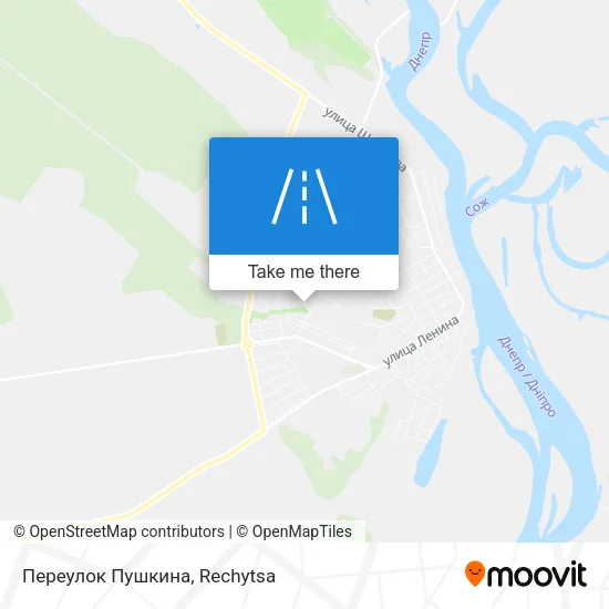 Переулок Пушкина map
