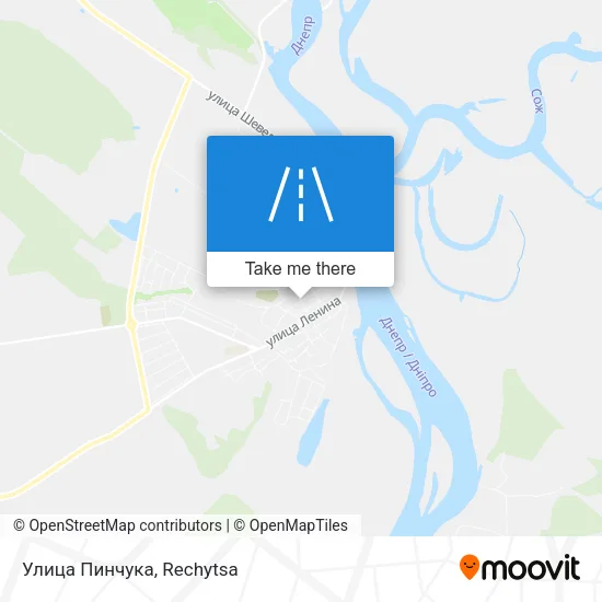 Улица Пинчука map