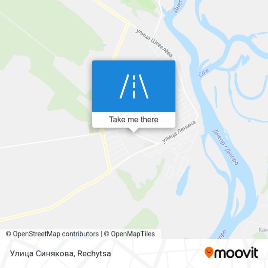 Улица Синякова map