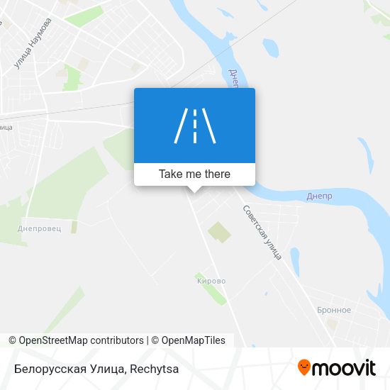 Белорусская Улица map