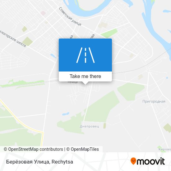Берёзовая Улица map