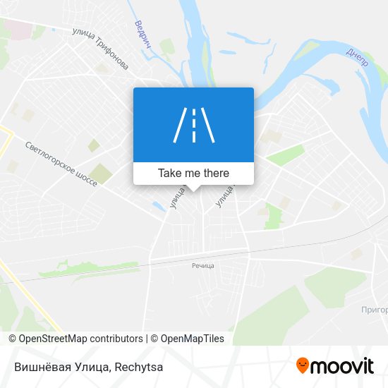 Вишнёвая Улица map