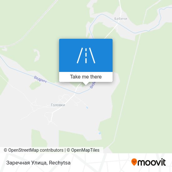 Заречная Улица map