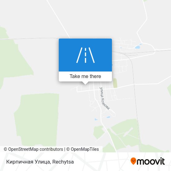 Кирпичная Улица map