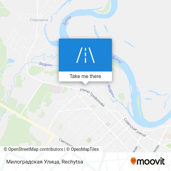 Милоградская Улица map