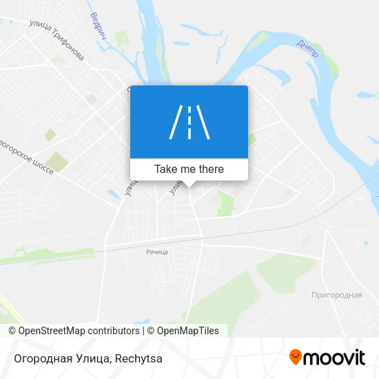 Огородная Улица map