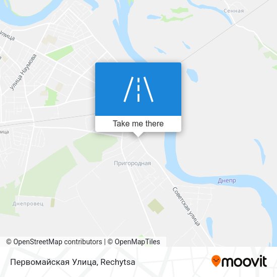 Первомайская Улица map