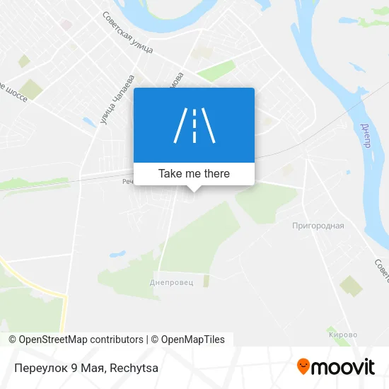 Переулок 9 Мая map