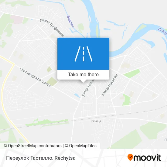 Переулок Гастелло map