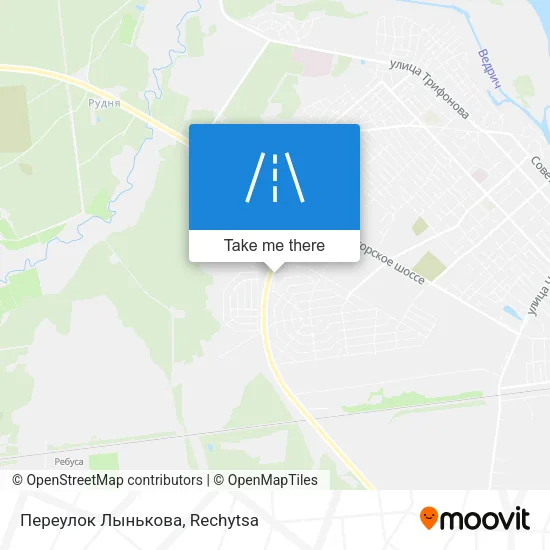 Переулок Лынькова map
