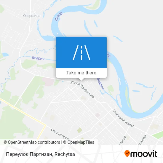 Переулок Партизан map