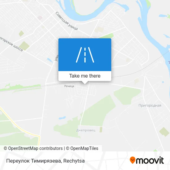 Переулок Тимирязева map