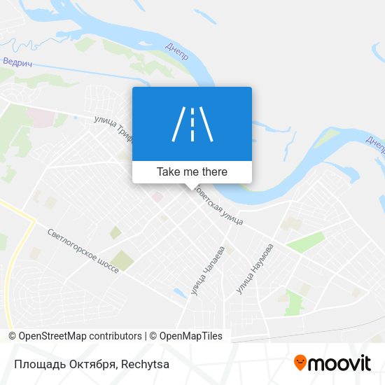 Площадь Октября map