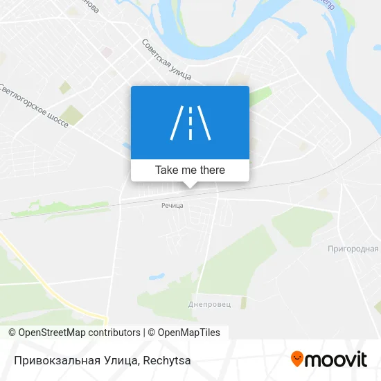 Привокзальная Улица map