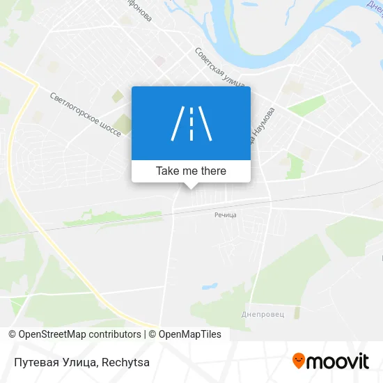 Путевая Улица map