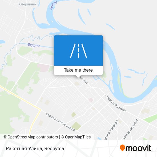 Ракетная Улица map